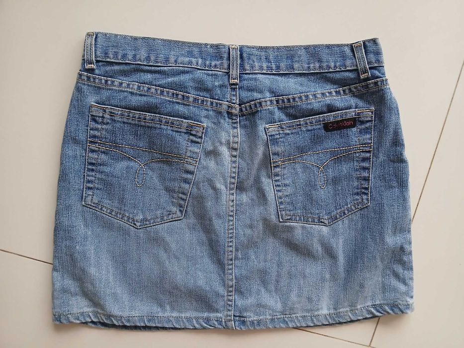 CK Calvin Klein spódnica jeansowa mini 5 spódniczka 36 S