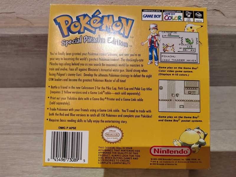 Caixas Pokémon Yellow