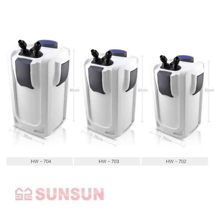 Внешний канистровый SunSun HW-703B УФ 9 Вт для аквариумов 600