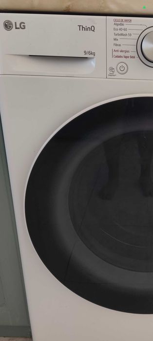 Máquina de lavar e secar 6/9k lg