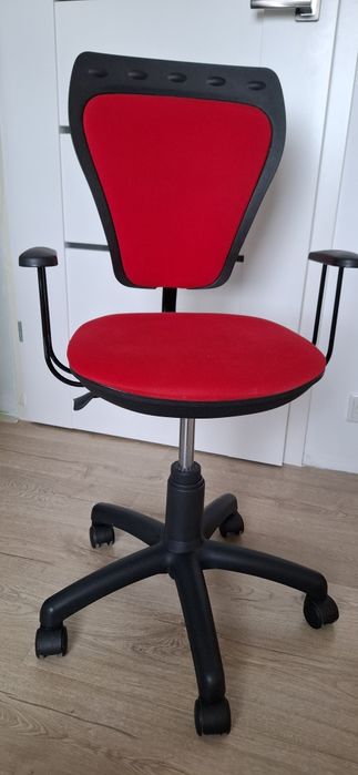 Krzesło biurowe dziecięce Ministyle czerwone