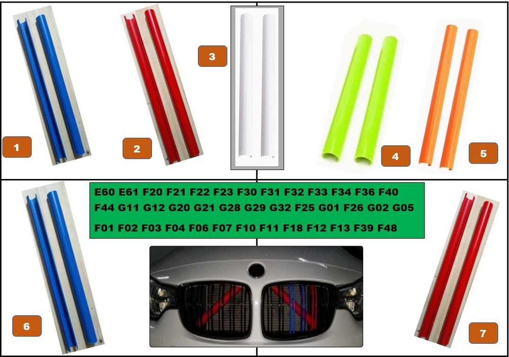 Capa para puxador interior BMW F30–F31–F32–F33–F34-F35-F36-F80-F83