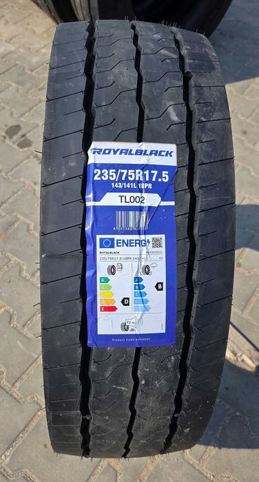 235/75R17.5 Royal Black TL002 opona ciężarowa naczepowa NOWA