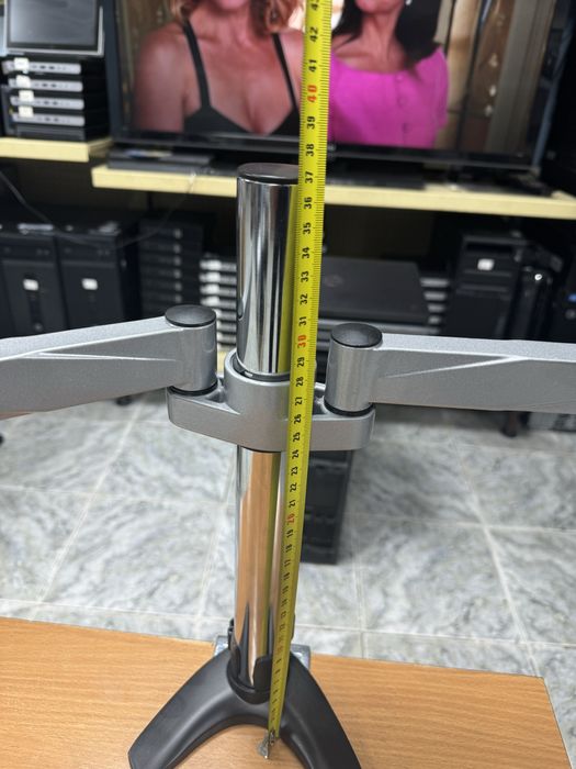 13"-27" Настільне кріплення (кронштейн) для 2х моніторів
