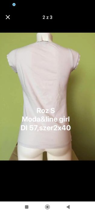 Bawełniana bez wad roz S Przy zakupie 3szt 1 gratis