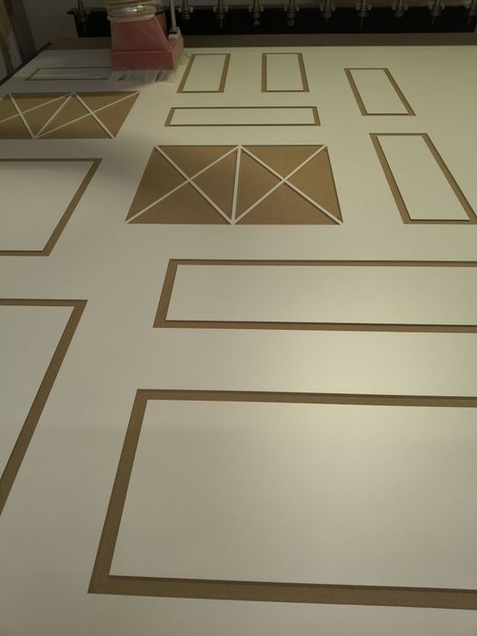 Fronty meblowe usługi CNC