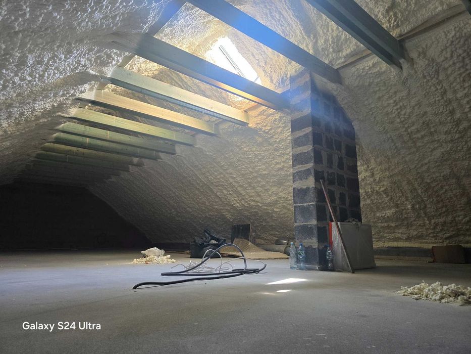 Docieplenie Pianką PUR NAPRAWA IZOLACJA DACHU Celuloza Termowizja KUNA