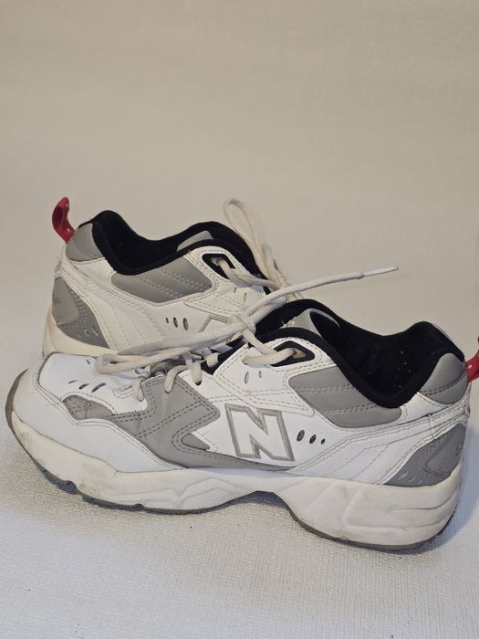 Buty New Balance, sneakersy naturalna szkòra