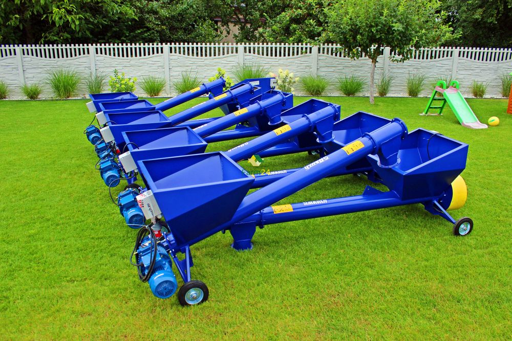 Podajnik do trocin pelletu Z REGULACJĄ Żmijka FI 140 2m WARIATOR