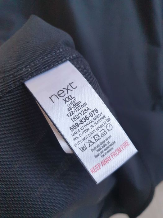 Koszula męska Next 2XL brązowa khaki