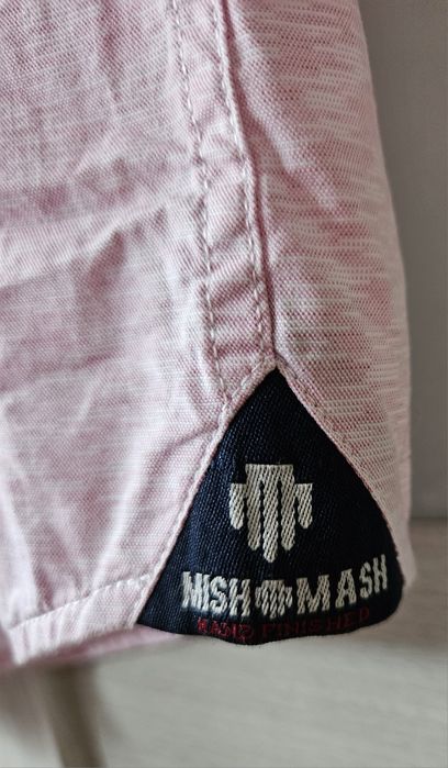 Bawełniana koszula męska krótki rękaw rozmiar M