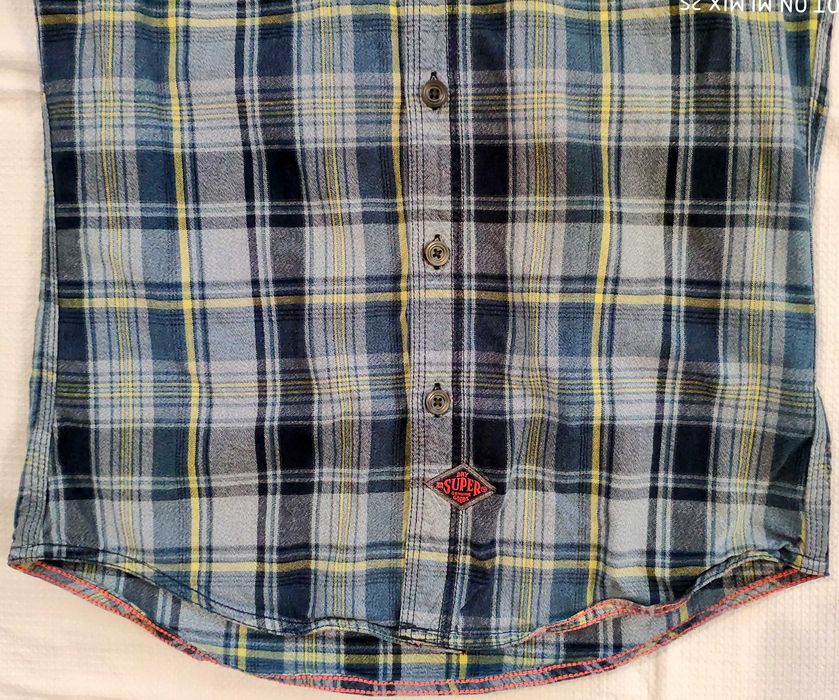 koszula # SUPERDRY Grindle Sawn unisex PIĘKNA i NOWA # S