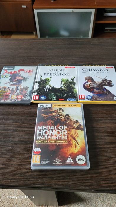 Medal of honor warfighter PC kolekcjonerka oraz 3 inne gry