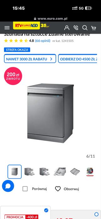 Zmywarka samsung