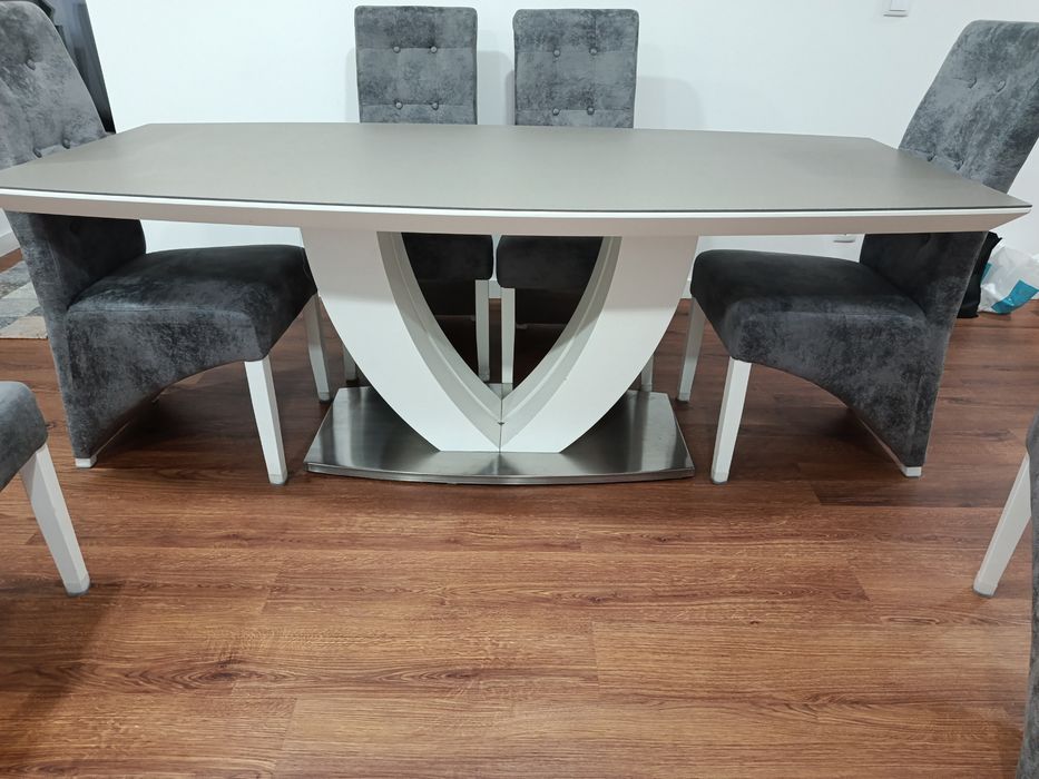 Conjunto Mesa sala com 6 cadeiras
