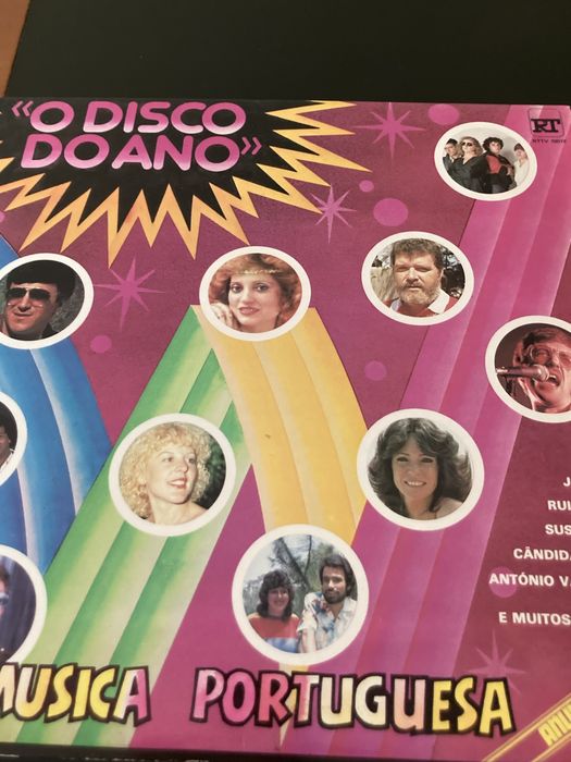 Disco de vinil “ disco do ano” da musica portuguesavarios autores