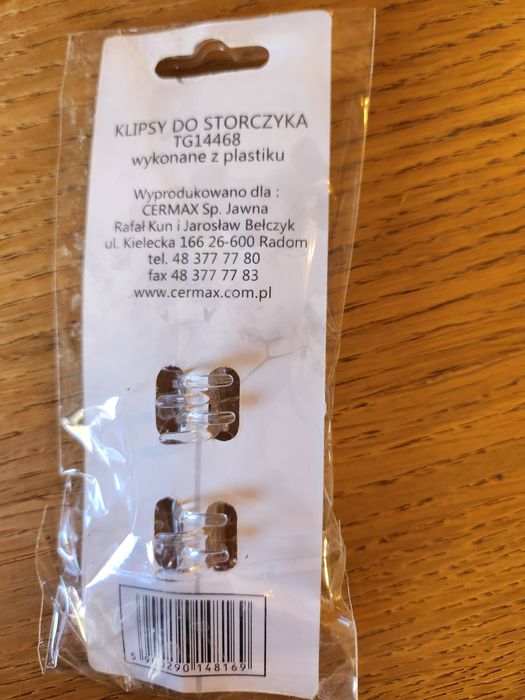 Klipsy do storczyka motyle komplet 2 szt.