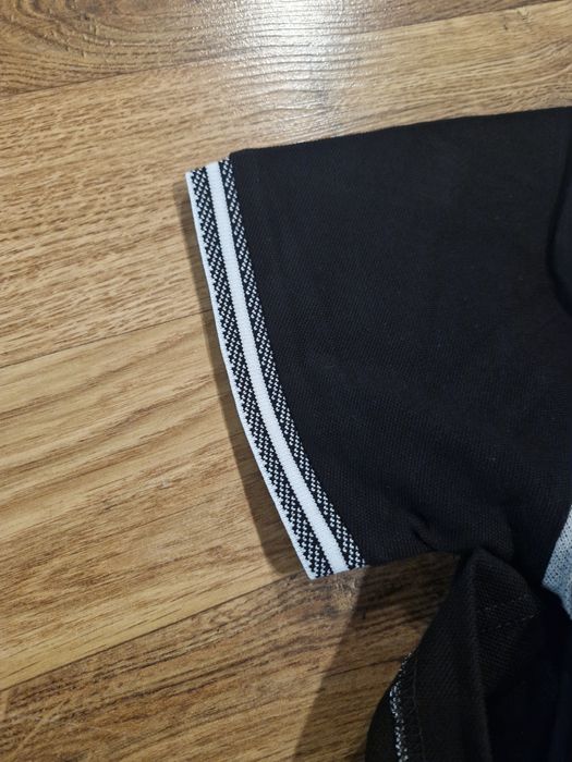 Nowa polówka męska  kołnierzyk guziki czarna dio L xl bawełna jakość