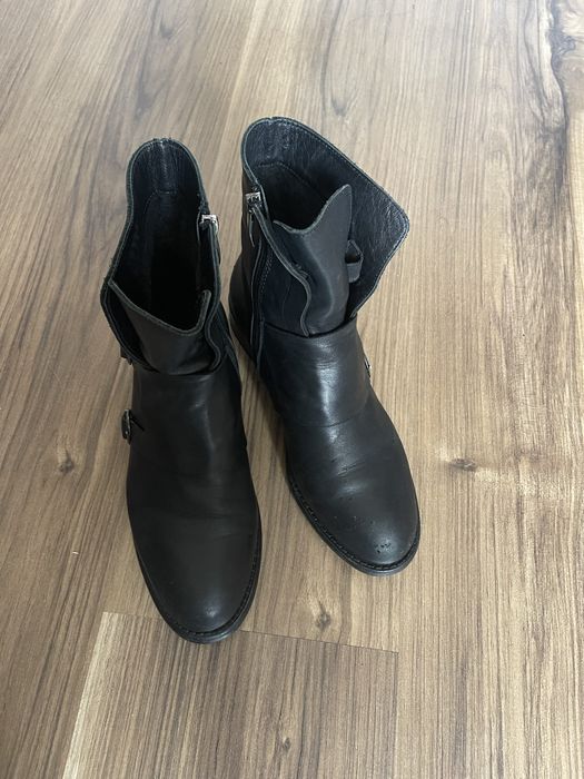 Ботінки жіночі, шкіряні