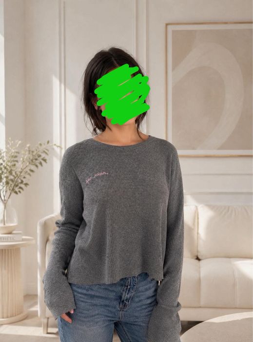 szary sweter XS bershka
