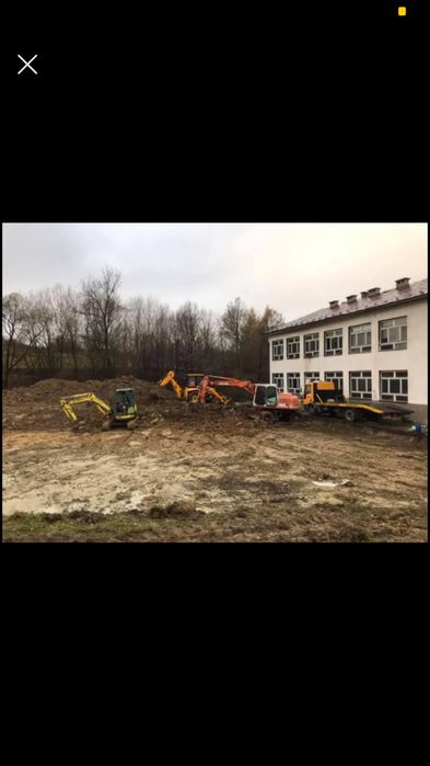 Uslugi koparka koparko-ładowarka