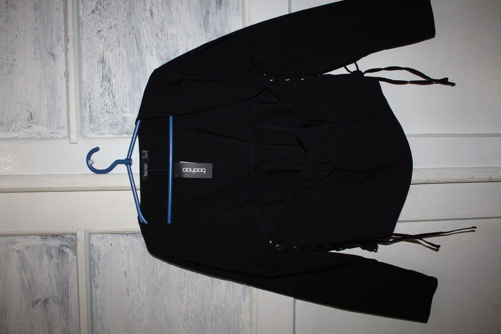Корсетний топ зі шнурівкою та квадратним вирізом 5XL-6XL BOOHOO