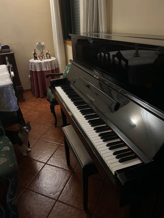 Vendo um piano vertical de excelente qualidade e muito bom estado .