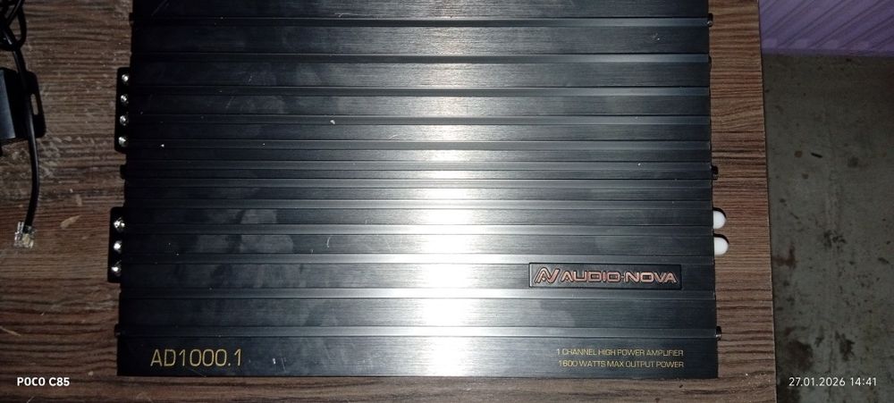 Wzmacniacz Audio Nova AD1000.1 – USZKODZONY / do naprawy / komplet / k