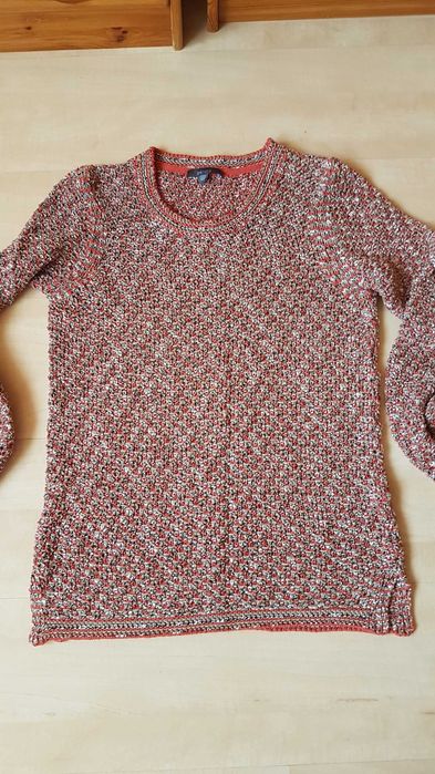 sweterek  PER UNA śliczny melanż M/L