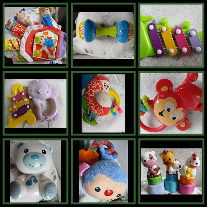 Lote brinquedos, biberões, sapatos, 50 peças roupas etc