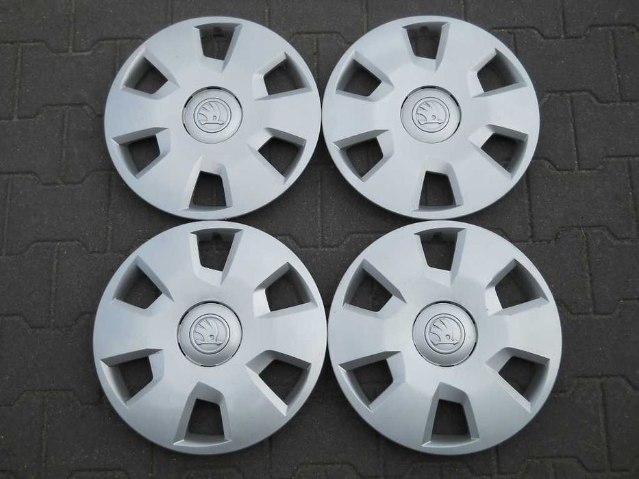 Kołpaki 15 Skoda Fabia Octavia Roomster Rapid OE 5E0 601 147 4szt F.Vat