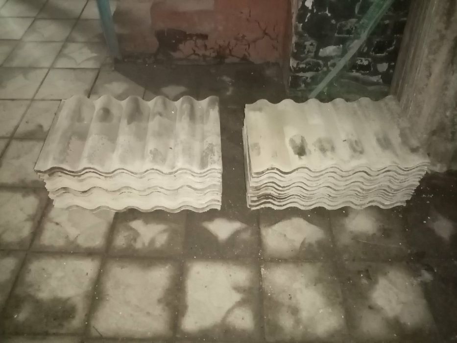 Шифер (бу) -грядки, 0.3м*1м. 100шт. доставка