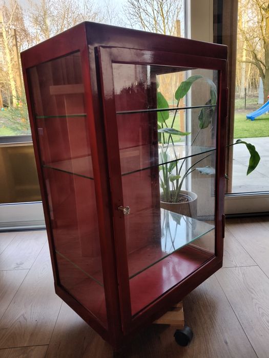 Szafka witryna lekarska medyczna metalowa loft