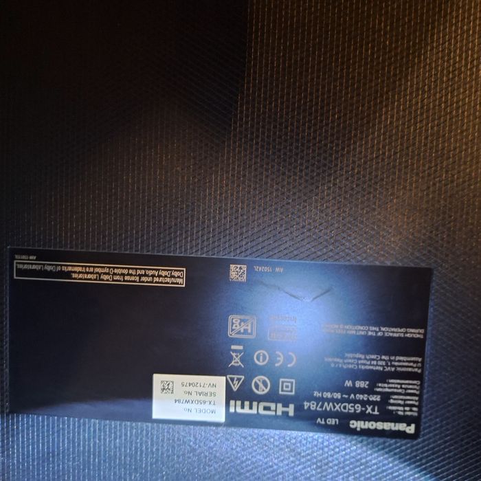 Panasonic 65 Smart tv T2