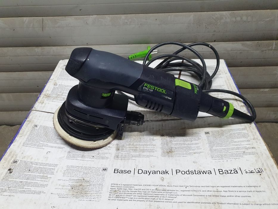 Szlifierka mimosrodowa  aku sieć  Festool  ETSC 125  Li