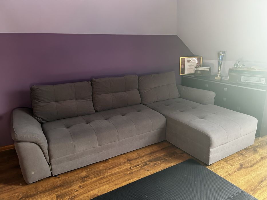 Kanapa narożna rozkladana