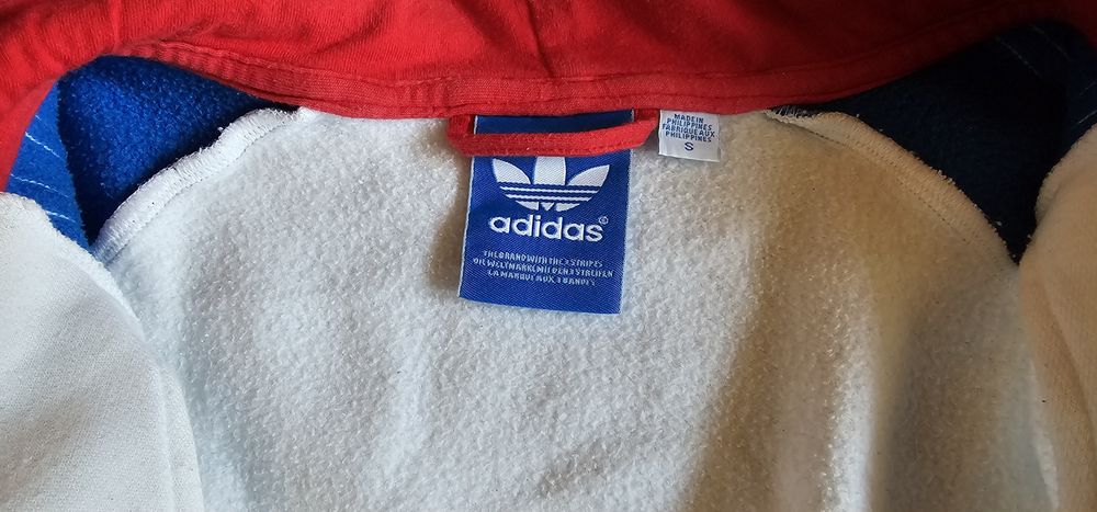 Adidas bluza z kapturem rozmiar S wymiary na zdjęciach