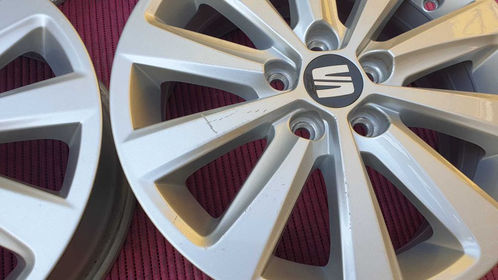 4028-Jantes 15 5x100 Originais Seat Ibiza, tbm para VW Polo, etc