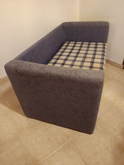 Sofá Cama Azul - Cambalhota