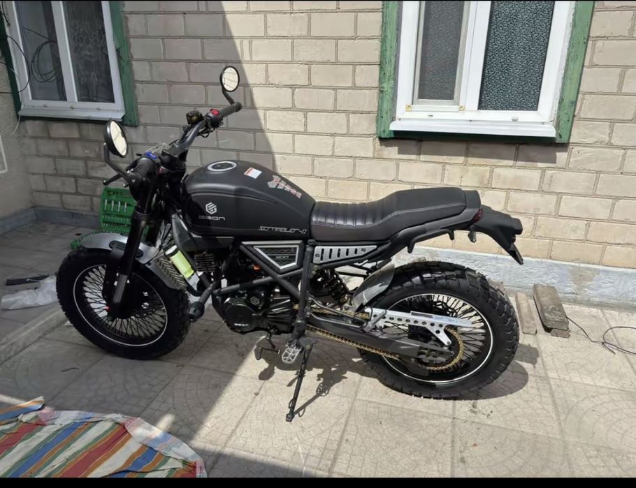 Geon skrambler 2-300 продам стан нового мотоцикла
