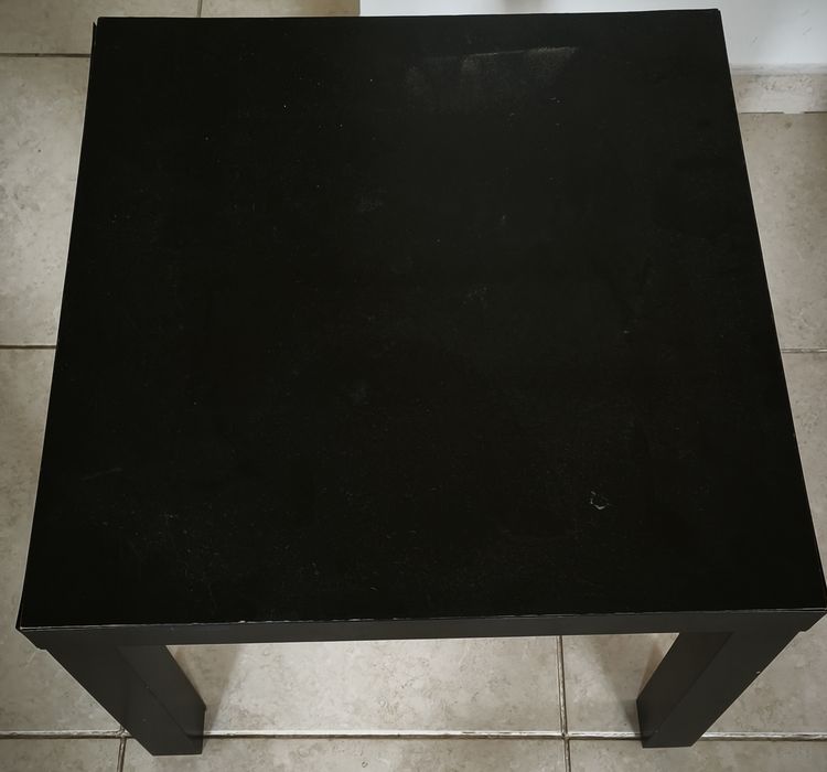 Mesa Apoio preta IKEA Lack