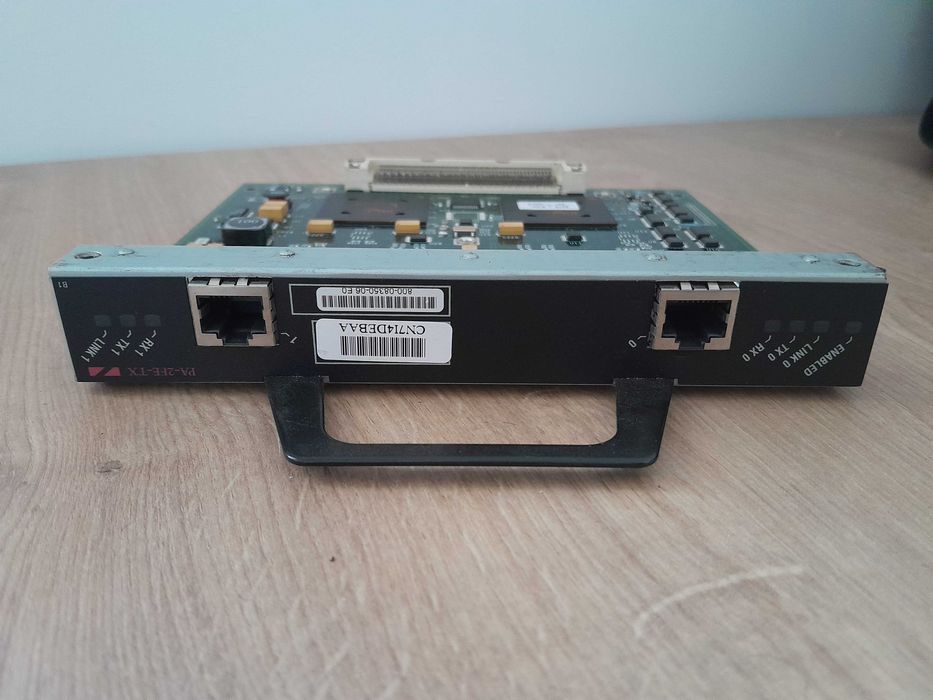 Cisco PA-2FE-TX 2-Port Fast Ethernet Adapter 800/08350/07 A0
