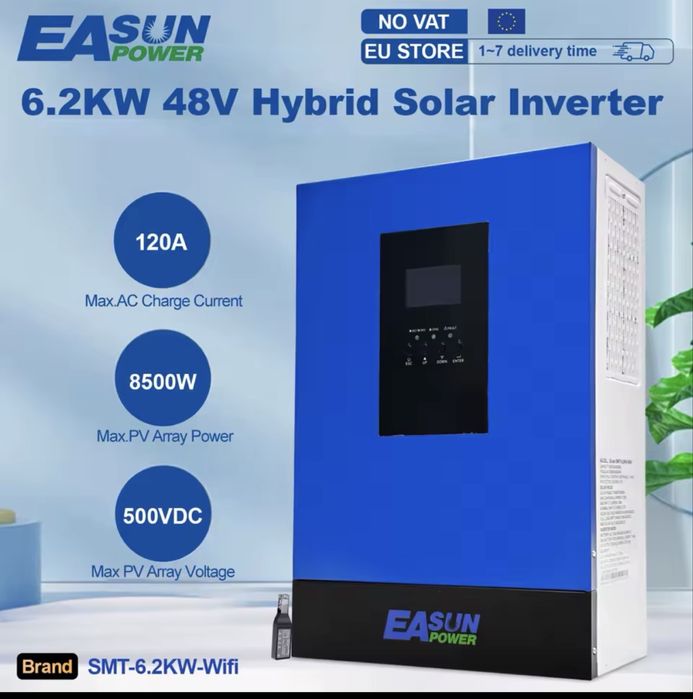 гібридний інвертор EASUN Power iSolar-SMT-6.2KW-WiFi