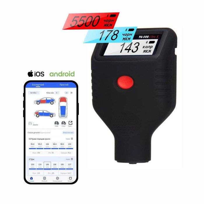 Товщиномір Profiline TG-588 Ultra X з пошуком GPS-трекерів Ужгород СТО