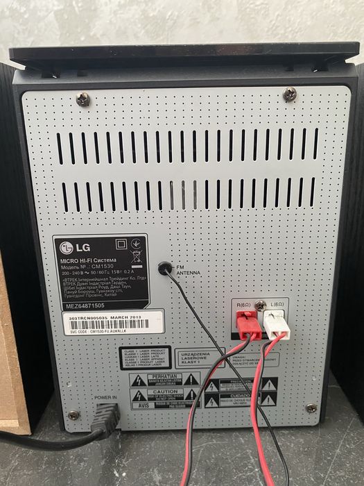 Музичний центр LG Micro hi-fi Система CM1530 usb cd aux mp3 магнітола еквалайзер аудіосистема домашня аудіоцентр мультимедіа