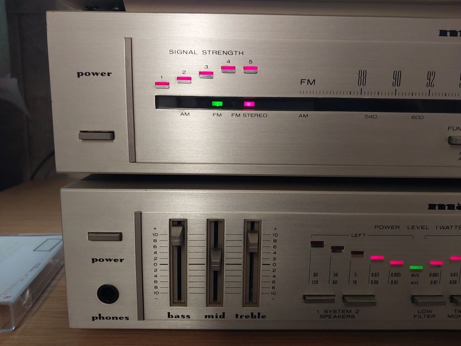 Wieża audio Marantz z lat 80 tych.