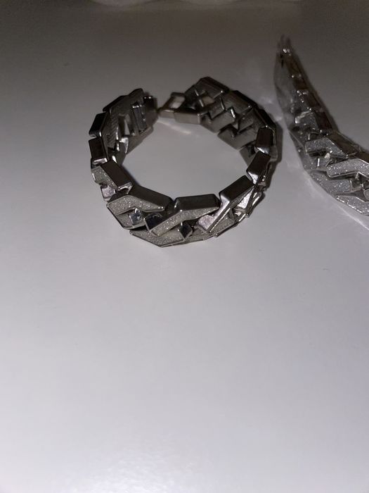 Pulseira de prata brilhante