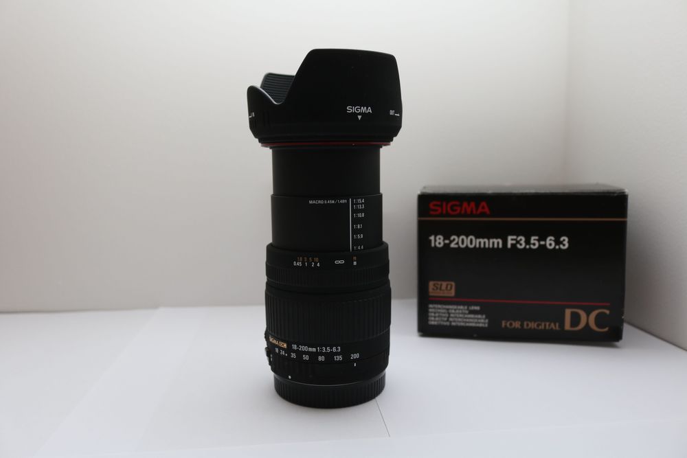 SIGMA DC 18-200 F3.5-6.3 para CANON