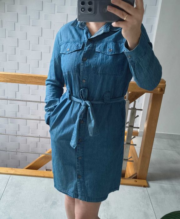 Sukienka jeansowa denim Pepco