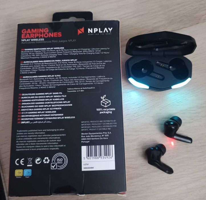 Auriculares Gaming RGB Bluetooth